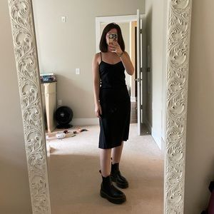 Betsy Johnson 1990s Vintage Black Slip